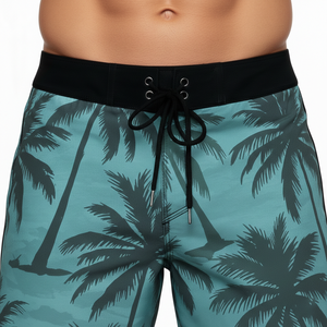Sublimation Printed Casual Quick Dry Breathable Elastic Waist Swimming Beach Shorts Fitness Swimwear Boardshorts Swim <b>Trunks</b> <b>Men</b> - Product Image 3