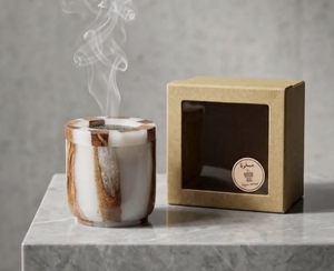 Quemador de Incienso Mubkhar de Madera de Acacia Hecho a Mano con Tachuelas de Latón, Ecológico, Porta Incienso Árabe para el Hogar, Personalizable - Product Image 3