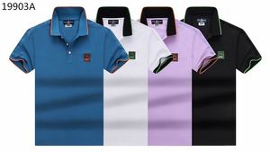 เสื้อโปโลผู้ชายทรงเข้ารูป แขนสั้น ใส่สบาย ระบายอากาศได้ดี ปกเสื้อพับได้ / เสื้อราคาโรงงาน เสื้อโปโลเรียบแบบสั่งทำ - Product Image 3