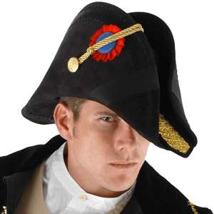 Nouveaux chapeaux bicornes napoléoniens de haute qualité avec logo personnalisé brodé sur mesure en gros - Product Image 2