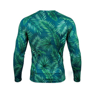 <b>Men</b> Rash Guard Performance <b>Top</b> Featuring Quick Dry Fabric And Stretch Fit Ideal For Beach Workouts Surfing And <b>Swimming</b> - Product Image 3