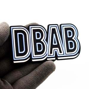 Premium Designer PVC Rubber Logo Patch Custom Brand <b>Badge</b> for Premium Fashion Apparel Luxury Bags Caps and Accessories - Product Image 3