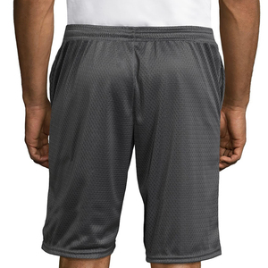 Pantalones Cortos de Malla para Hombre, Estilo Urbano, Cintura Media, 100% Poliéster, Diseño Liso, Cintura con Cordón Ajustable, Transpirables - Product Image 5