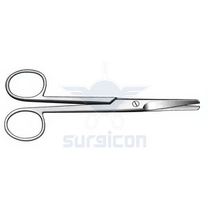 Tijeras Mayo de 17 cm / 6-3/4 Pulgadas, Tijeras Quirúrgicas Curvas/No Afiladas de Acero Inoxidable, Instrumento Médico de Operación - Product Image 2