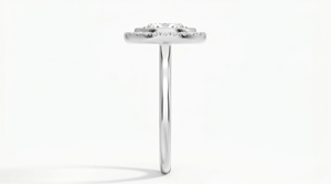 Anillo de Compromiso con Diamante de Corte Ovalado para Mujer, Diamante Clásico Cultivado en Laboratorio - Product Image 5