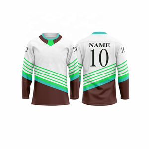 Conjunto de Uniforme de Hockey sobre Hielo Unisex, Tela de Poliéster de Secado Rápido y Transpirable, Sublimado, para Adultos - Product Image 1