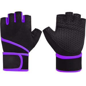 Wholesale Workout <b>Gloves</b> Full Palm Protection <b>Weight</b> Lifting <b>Gloves</b> with Wrist Wrap Support for Gym Fitness and <b>Training</b> - Product Image 1
