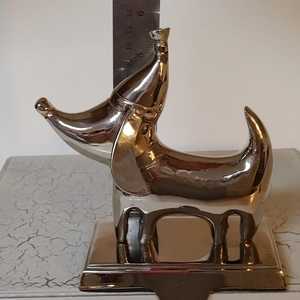 Metal Christmas <b>Stocking</b> <b>Holder</b> Heavy Duty Fireplace Mantel Hook Festive Holiday Decor - Product Image 3