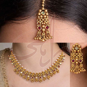 Durable Stainless Steel Gold Customized Color Size Women's Jewelry Set for <b>Wedding</b> Party Fashion <b>Accessories</b> Premium Quality - Product Image 4
