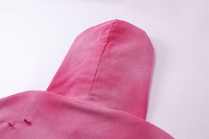 Sudadera con Capucha Personalizada 3D Puff de Felpa Francesa 100% Algodón con Estampado y Lavado Ácido, Corte Cuadrado y Recortado - Product Image 2