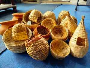 Grass Soil Woven Handmade Breathable Eco-Friendly <b>Bird's</b> Pigeon's Warm Hanging Parrot's Nest Breeding <b>Supplies</b> Outdoor Use - Product Image 3