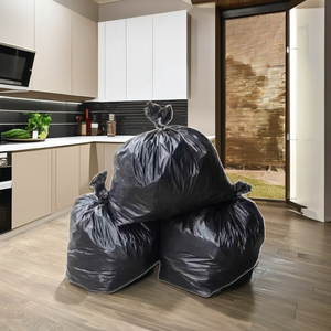 Sac poubelle en plastique de qualité supérieure, grand format 24*32cm, 12-16 gallons, pour la maison et le bureau, faible MOQ, prix d'usine abordable pour produits ménagers - Product Image 2