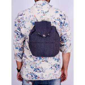 กระเป๋าเป้สะพายหลังผ้าฝ้ายวินเทจสุดหรู รักษาสิ่งแวดล้อม น้ำหนักเบา ความจุเยอะ คลาสสิก เหมาะสำหรับเดินทางและไปโรงเรียน ใช้ได้ทั้งผู้ชายและผู้หญิง - Product Image 5