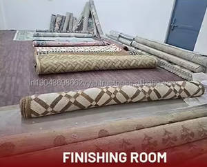 Alfombra Oushak hecha a mano, Alfombra de lana con nudo turco para sala de estar o cualquier habitación, juego de alfombras con nudos - Product Image 4