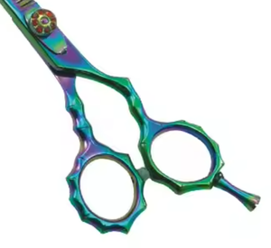 Nouvelles Ciseaux de Coiffure Professionnels 6 Pouces en Acier Inoxydable Tranchant pour Salon de Beauté, Ciseaux à Effiler Personnalisables en Couleur - Product Image 3