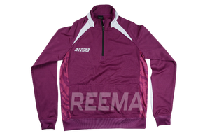 เสื้อแจ็คเก็ตแทร็ค Reema สีม่วง ยูนิเซ็กซ์ ผ้าโพลีเอสเตอร์ แขนยาว ซิปด้านหน้า มีกระเป๋า ซับเหงื่อ ระบายอากาศได้ดี ใส่ได้ทุกฤดู ทรงปกติ - Product Image 1