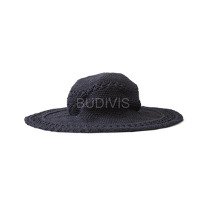 Sombrero Fedora de Poliéster Tejido a Mano con Color Personalizado, Ajustable, de Ala Ancha, con Cinta y Cuerda, para Playa, Aire Libre, Casual, Viajes, Verano - Product Image 5