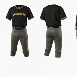 Uniforme de Béisbol Profesional Personalizado, Ropa Deportiva para Hombre y Mujer, Conjunto Completo de Jersey y Pantalones, Suministro al por Mayor - Product Image 5