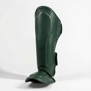 Waterproof Leather <b>Shin</b> <b>Guards</b> for Muay Thai Kickboxing <b>MMA</b> Training with Professional Protection - Product Image 4