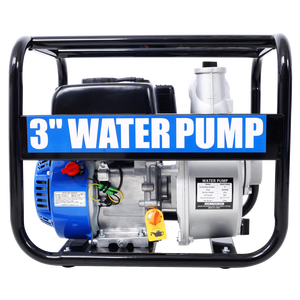 3 Inch 209cc 7HP 4 Stroke OHV ENGINE Gas Powered Semi Trash Water Pump with 50 ft Discharge <b>Hose</b> and 12 ft <b>Suction</b> <b>Hose</b> - Product Image 2