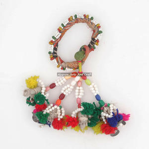 Pulsera Latkan Estilo Banjara Auténtico, Pulseras Gypsy Antiguas, Proveedor Mayorista de Oro Indio, Banjara Vintage Indio Antiguo - Product Image 2