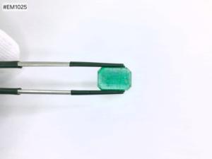 Esmeralda Zambiana Natural, Corte Octogonal Facetado, 7.66ct, Alta Calidad, Gema Suelta para Joyería - Product Image 2