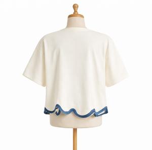 T-shirts Streetwear OEM pour femmes en coton 100% ringspun, écologiques, respirants, design personnalisé, 220g, fabriqués en Inde - Product Image 4