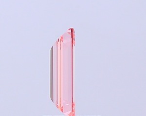 Diamant rose intense fantaisie taille baguette de 0,74 carat, cultivé en laboratoire IGI, clarté VS1, coupe très bonne, pierre précieuse de luxe - Product Image 4
