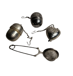 Infuseur à thé et café expresso en argent, petit passoire à thé pour théière, ustensile de table domestique, filtre à thé en vrac - Product Image 1