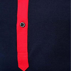 Camisa polo de fin de semana para hombre, relajada, con tela suave y ligera, perfecta para viajes por carretera, práctica deportiva y un estilo sencillo. - Product Image 5