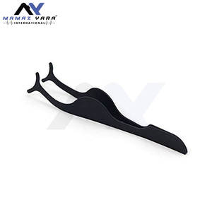 Herramienta Aplicadora de Pestañas, Pinzas para Extensión de Pestañas, Pinzas de Precisión Profesionales de Color Negro para Pestañas Postizas - Product Image 2