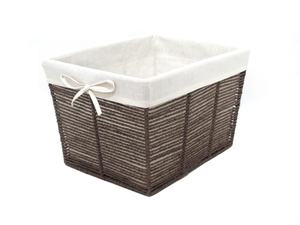 Natural Woven <b>Organizer</b> Basket Set with Removable Cloth Lining, Ideal for Home Storage - Product Image 6