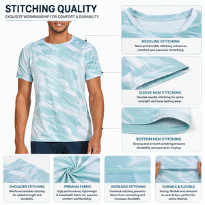 Camiseta de sublimación para hombre, moderna y a la moda, con estampado elegante, camiseta de sublimación personalizada para hombre. - Product Image 6