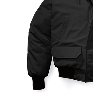 Veste d'hiver en duvet pour homme, poids lourd, avec capuche en fourrure amovible, imperméable, vente en gros - Product Image 4