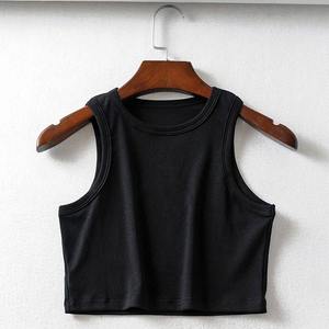 Camiseta sin Mangas Personalizada para Mujer, Tallas Grandes, Color Sólido Personalizado, Básica, Transpirable, Ecológica, de Secado Rápido, Informal, 100% Algodón - Product Image 4