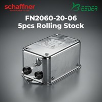 Filtre EMI/RFI monophasé multi-étages Schaffner FN2060-20-06 20A, suppresseur de bruit haute performance, médical, 250VAC, en acier inoxydable