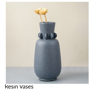 Vases à fleurs en résine antique modernes, best-sellers, personnalisés, de haute qualité, faits à la main, écologiques, MOON RISE CRAFT, intérieur/extérieur - Product Image 4