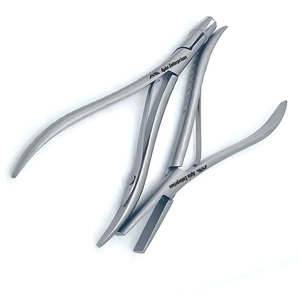 Pinzas Profesionales de Acero Inoxidable de 7 Pulgadas para Extensiones de Cabello, Dientes Planos, Ranuras Lisas, Herramienta para Extensiones de Cabello con Queratina - Product Image 5