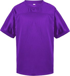 Maillot de football blanc à manches courtes avec rayures bleues, respirant, uniforme unisexe pour adultes - Product Image 2