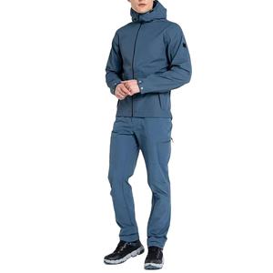 Conjunto cortavientos para hombre, tela transpirable, chaqueta cortavientos y pantalones a juego, ajuste cómodo y relajado para correr, gimnasio y entrenamiento. - Product Image 1