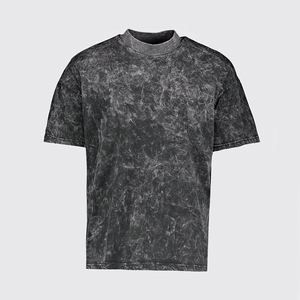 Men's Tie-Dye 100% Cotton <b>T</b>-<b>Shirt</b> O-Neck Short Sleeve Casual Regular Fit Knitted Solid Pattern <b>T</b>-<b>Shirt</b> For Men's - Product Image 1