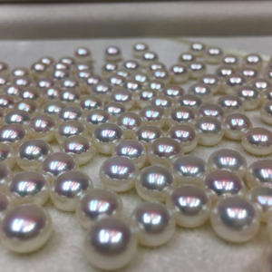 Perlas Sueltas de Agua Dulce Blancas Mantou, Perla de Espejo Transparente, Luz Brillante, Comparable a la Frescura Intensa de una Perla Desnuda - Product Image 2