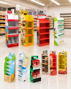 Exhibidor de Piso Rectangular de Acrílico para Supermercado, Estantería de Múltiples Niveles de PC para Mayor Visibilidad del Producto y Mayor Participación del Cliente - Product Image 3