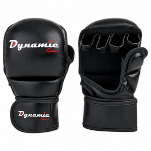 Guantes de MMA de Cuero de Alta Calidad al por Mayor, Medios Dedos, para Entrenamiento de Boxeo, Ligeros y Transpirables - Product Image 6