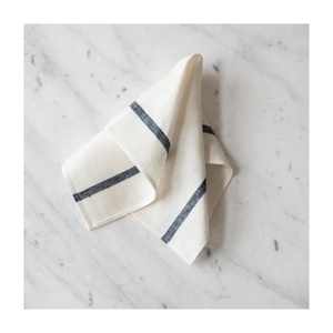 Serviettes de golf et de cuisine brodées 100% en coton biologique Couleurs naturelles Décoration intérieure en lin épais de haute qualité-Certifié GOTS - Product Image 6