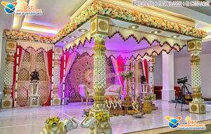 Ensemble de manchettes de mariage, en tissu velours, Design très mignon, pour mariages, 1 pièce - Product Image 5