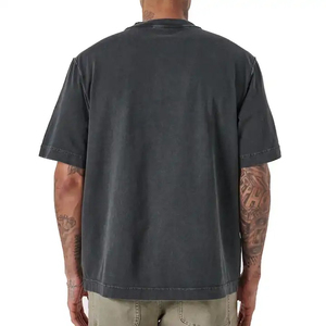 T-shirts amples en coton pour hommes, coupe décontractée, style urbain tendance, vente en gros à prix réduit - Product Image 5