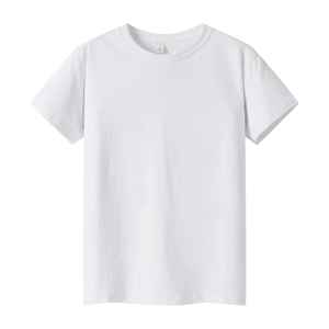 เสื้อยืดคอกลมโอเวอร์ไซส์ผ้าฝ้ายเรียบสำหรับผู้ชาย พิมพ์โลโก้ได้ตามต้องการ เนื้อผ้านุ่มสบาย ดีไซน์เรียบง่าย สไตล์ลำลองแฟชั่น - Product Image 2