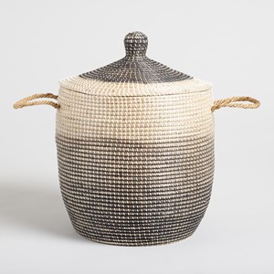 Panier en jacinthe d'eau de qualité supérieure, organisateur de rangement durable pour la maison, directement de l'usine - Product Image 6
