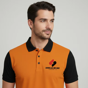 Camisetas polo personalizadas para hombre, transpirables, de punto, con logotipo impreso, de poliéster/algodón, de secado rápido, manga corta, OEM. - Product Image 3